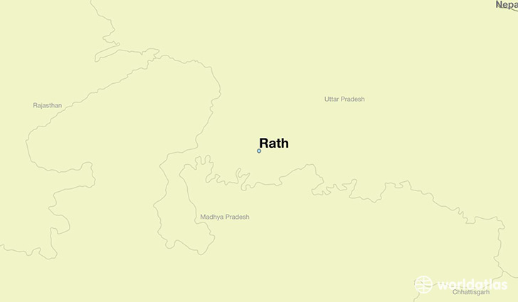 map showing the location of Rath