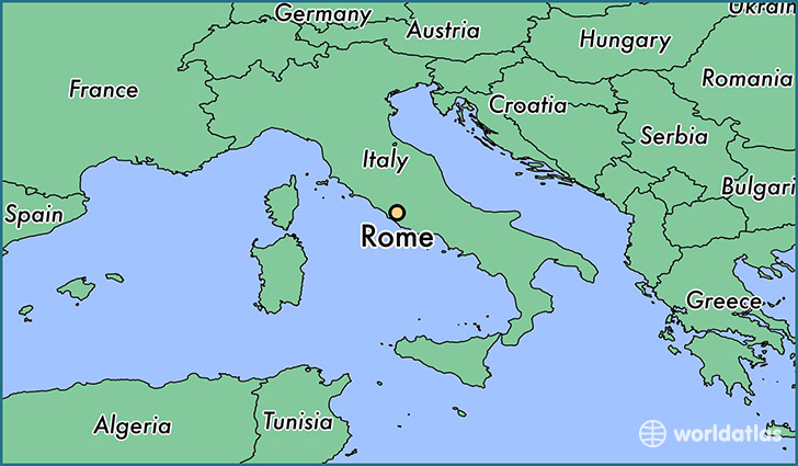 Where Is Rome Italy Rome Lazio Map