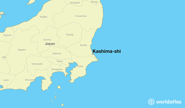 map showing the location of Kashima-shi