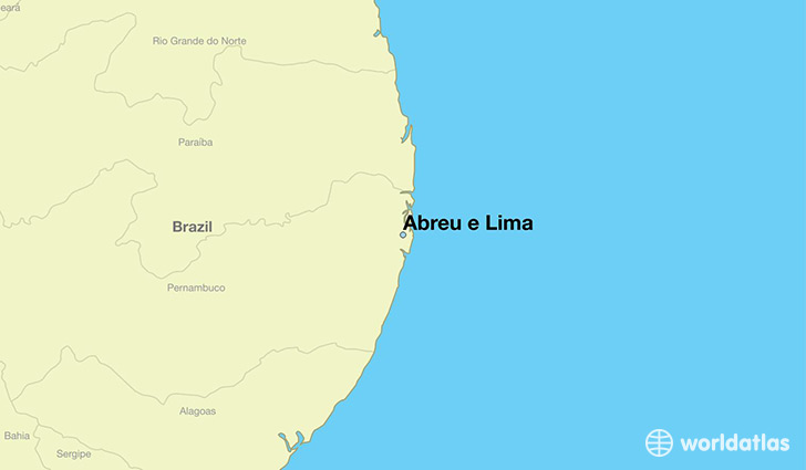 map showing the location of Abreu e Lima