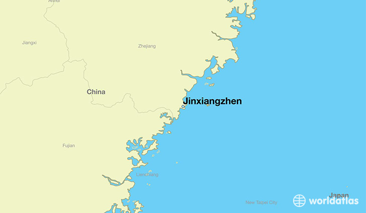 map showing the location of Jinxiangzhen