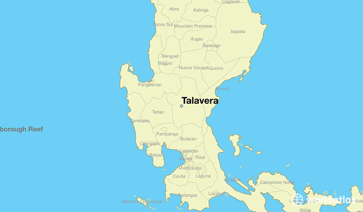 map showing the location of Talavera