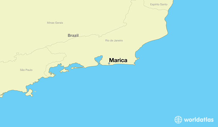 map showing the location of Marica