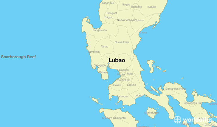 map showing the location of Lubao