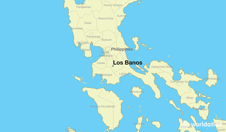 map showing the location of Los Banos