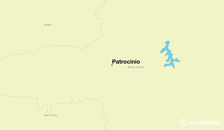 map showing the location of Patrocinio