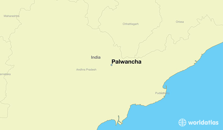 map showing the location of Palwancha