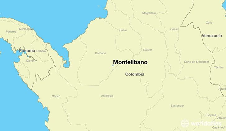 map showing the location of Montelibano