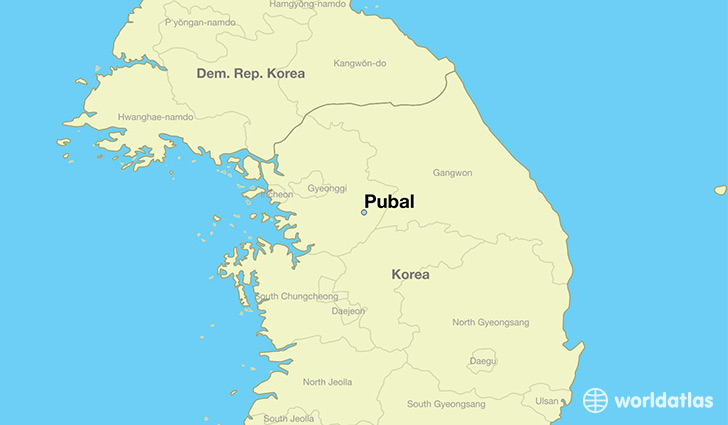 map showing the location of Pubal