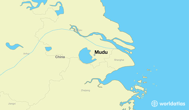 map showing the location of Mudu