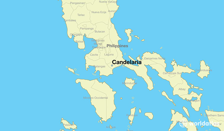 map showing the location of Candelaria