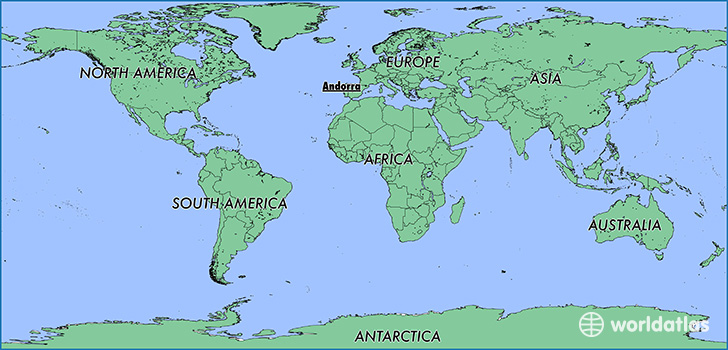 Where Is Andorra Located On The World Map Cyndiimenna