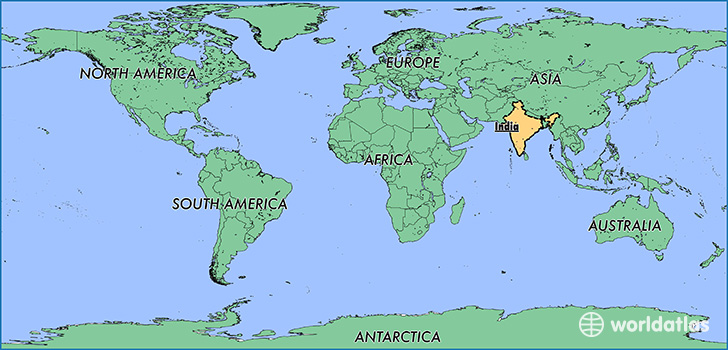 Where is India? / Where is India Located in The World? / India Map