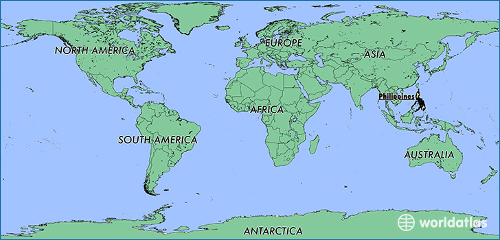 Where Is Philippines Located In The World Map Cyndiimenna