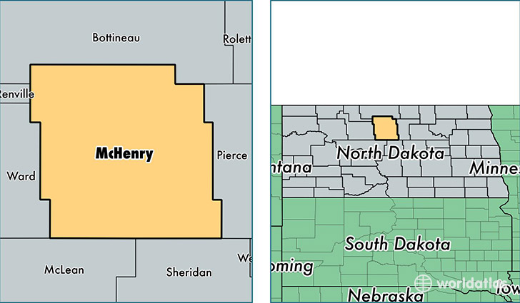 location of McHenry county on a map