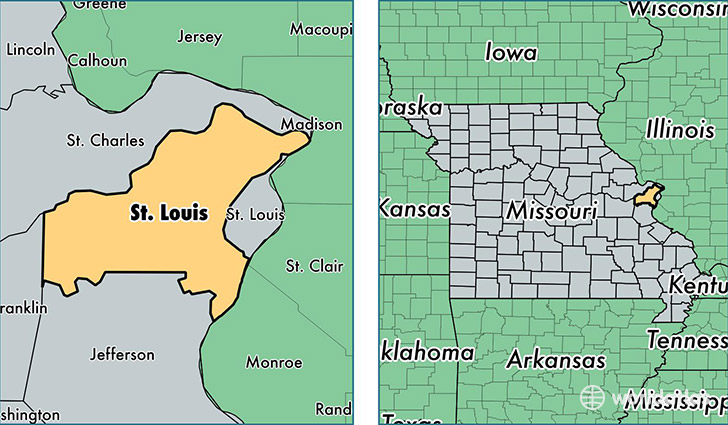 Saint Louis County, Missouri / Map of Saint Louis County, MO / Where is