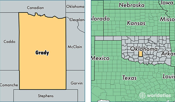 Oklahoma Grady County Maps Grady County Plat Books And Induced Info