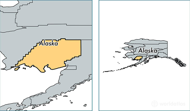 location of Dillingham county on a map