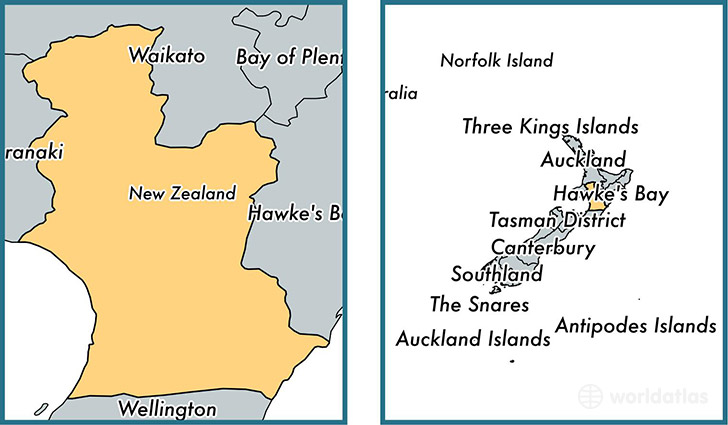 Location of regional council of Manawatu-Wanganui on a map