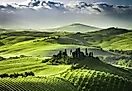 Rolling Hills and Vast Vistas in Tuscany, Italy