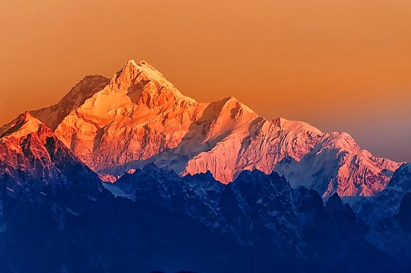 Highest Mountains In India - WorldAtlas.com