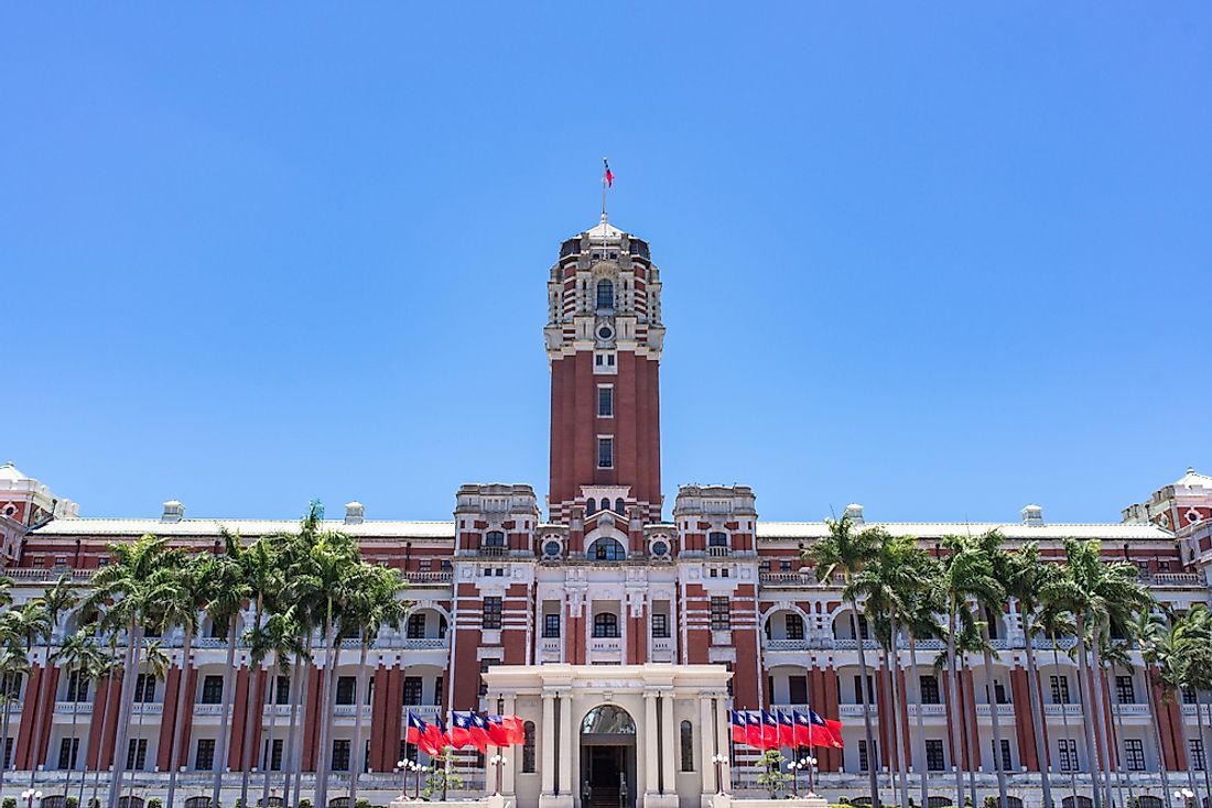 The Presidential Office Building in Taiwan. 