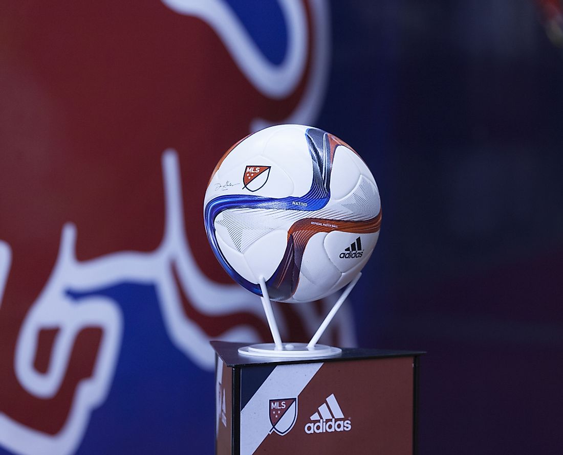 Major League Soccer was formed in 1995.  Editorial credit: lev radin / Shutterstock.com S M L  Size Guide