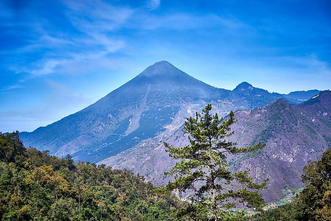Santa Maria is an active volcano in the western highlands of Guatemala.