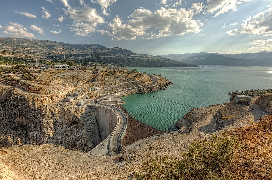 Ermenek Dam is the second tallest dam in Turkey. 