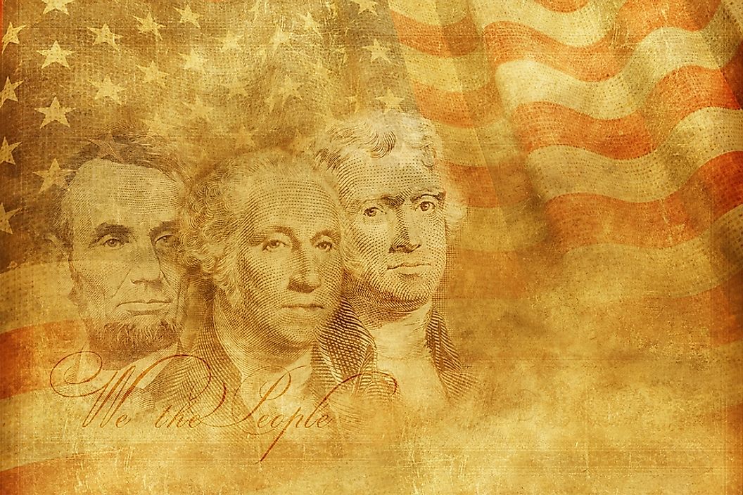 Three of America's seven Founding Fathers.