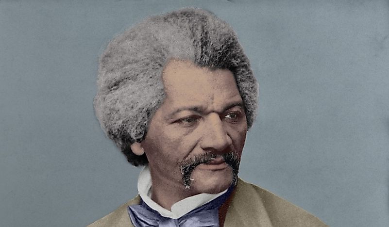 An illustration of Frederick Douglass. 