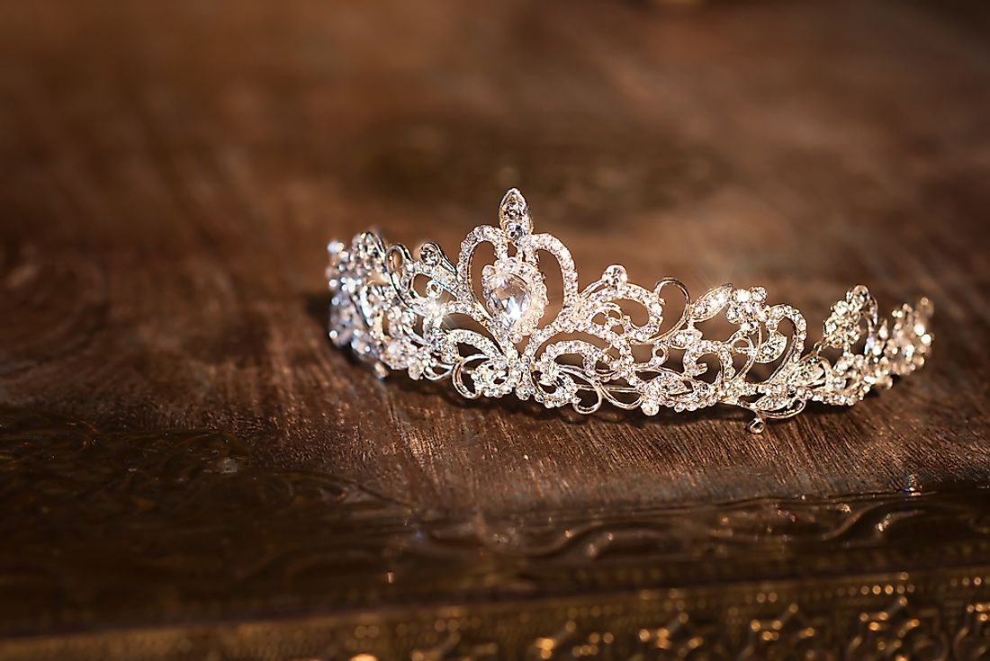 Only the winner of a beauty pageant gets to sport the coveted crown. 