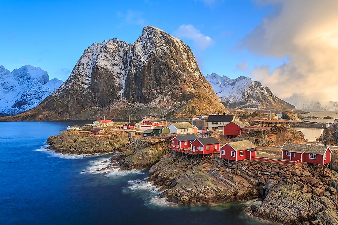 The landscape of the Norwegian Archipelago. 