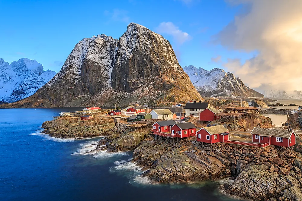 The landscape of the Norwegian Archipelago.