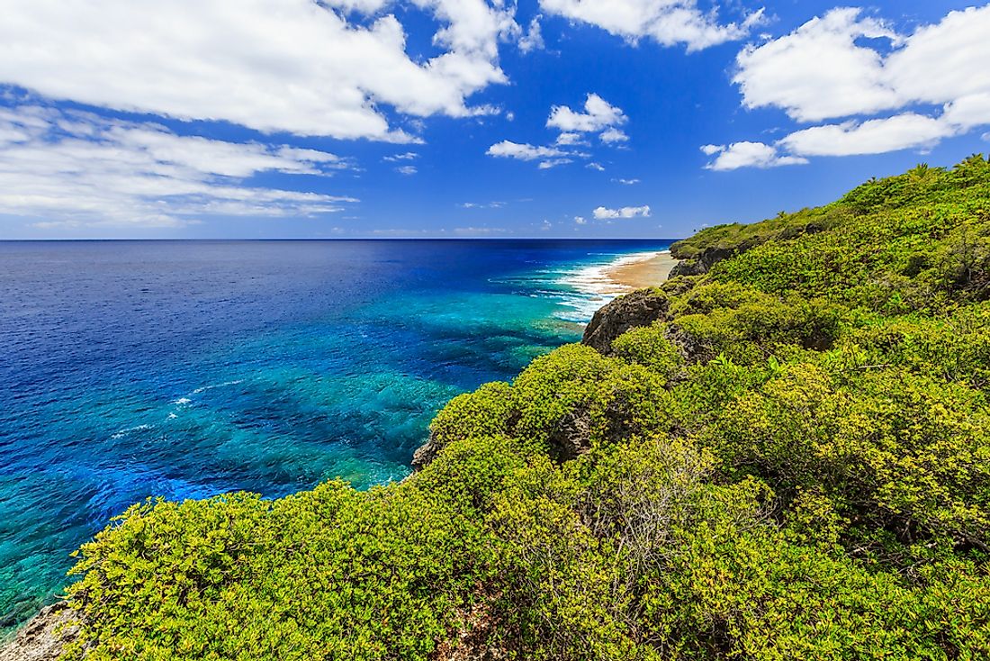 The beautiful landscape of Niue. 