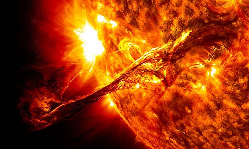 The sun is a hot ball of gasses that would burn all that approaches it, making space missions to the sun impossible.