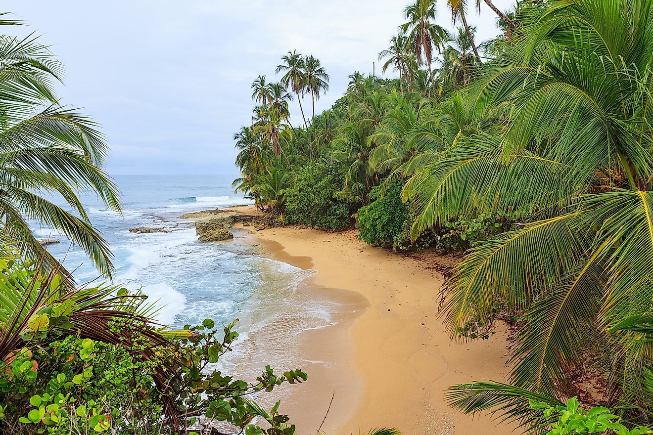 Idyllic beach at Manzanillo Costa Rica. Image credit: Juhku/Shutterstock.com