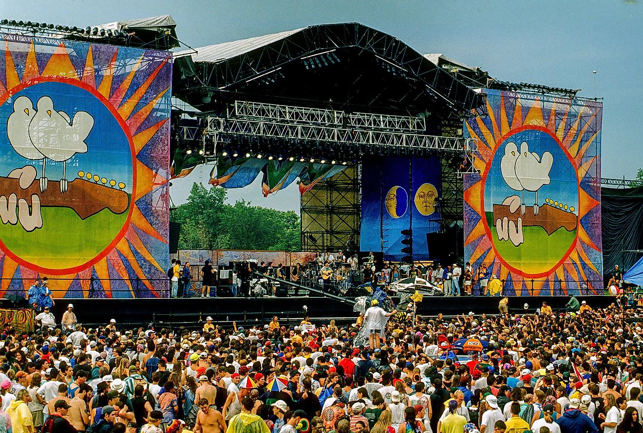 The organizers ended up turning Woodstock into a free event once concertgoers started pouring in.