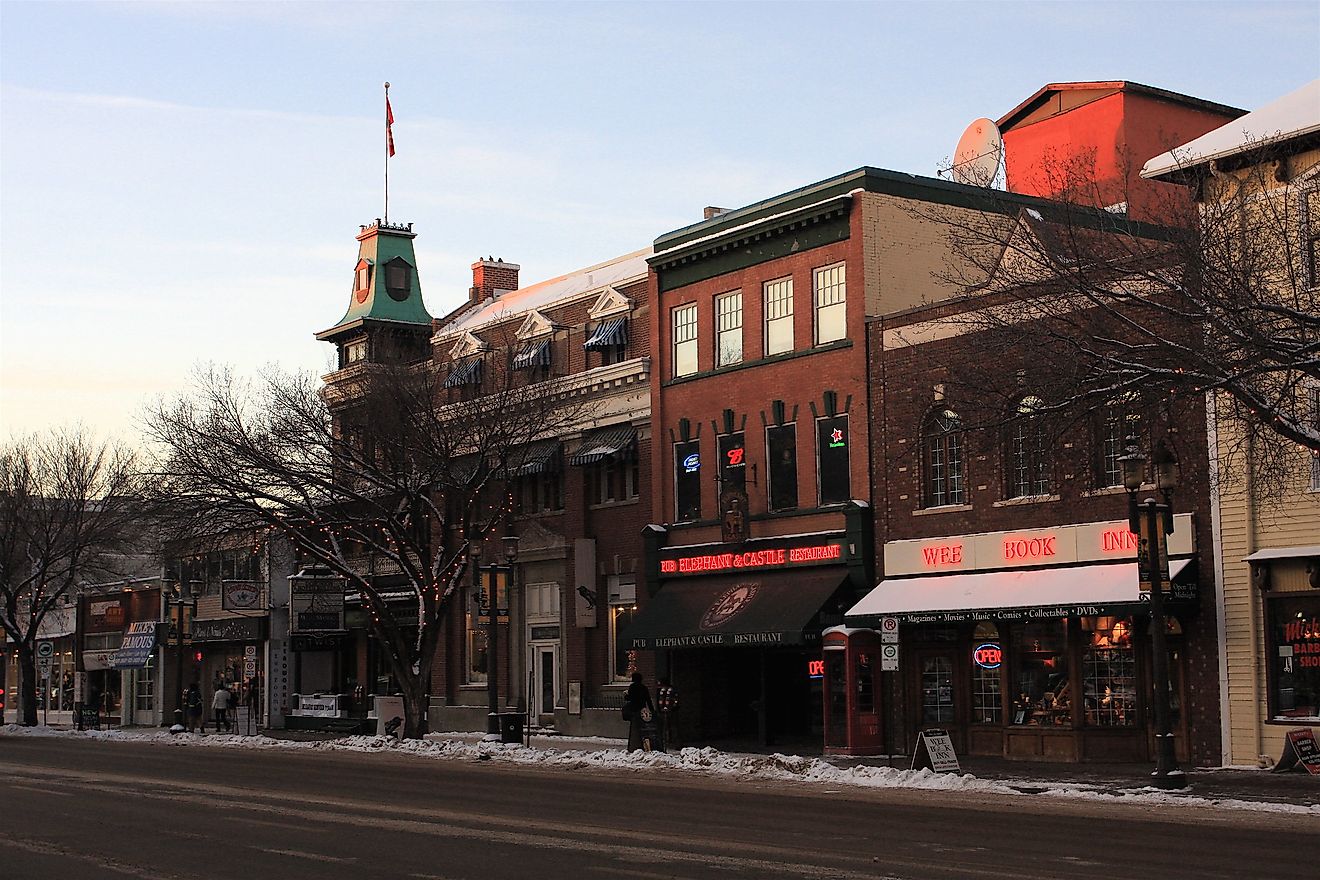 Old Strathcona locality in Edmonton. Image credit: TravelingOtter