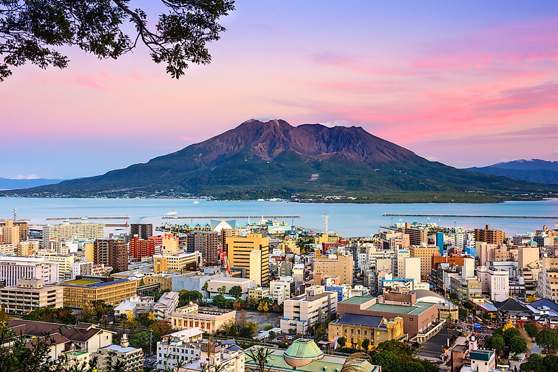 Sakurajima, located in Kagoshima, Japan, remains a constant threat to the nearby population as is one of the most active volcanoes in the entire world.
