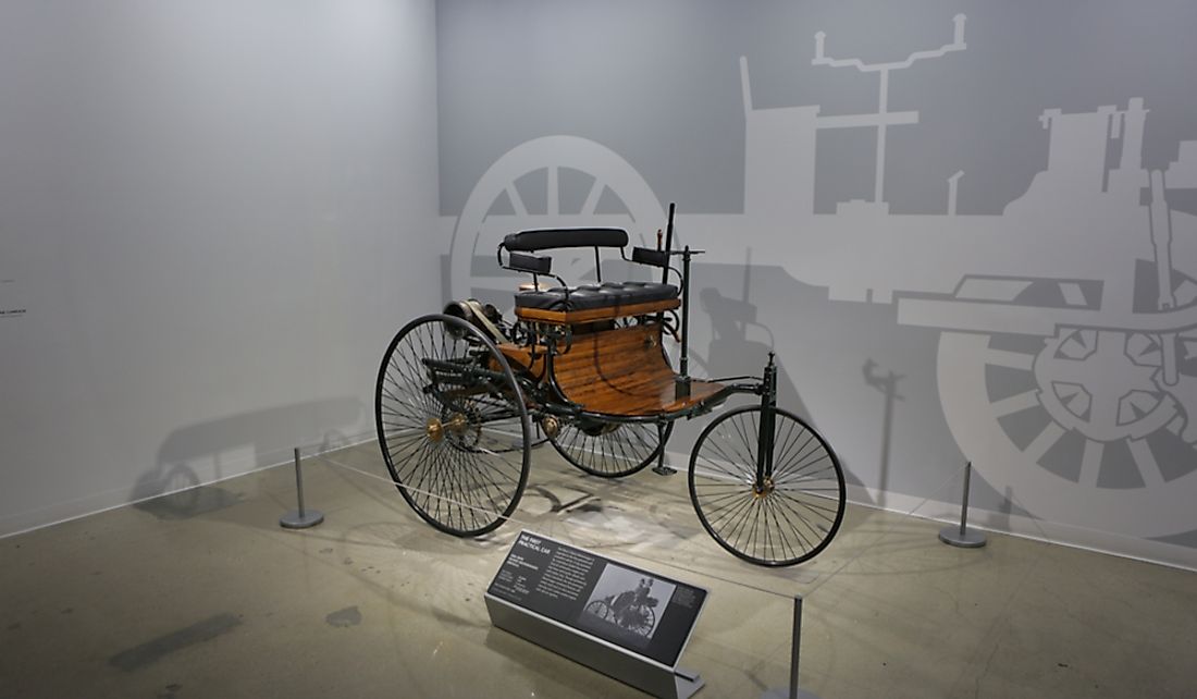 The Benz Patent Motorwagen is considered the world's first automobile. Editorial credit: XRISTOFOROV / Shutterstock.com