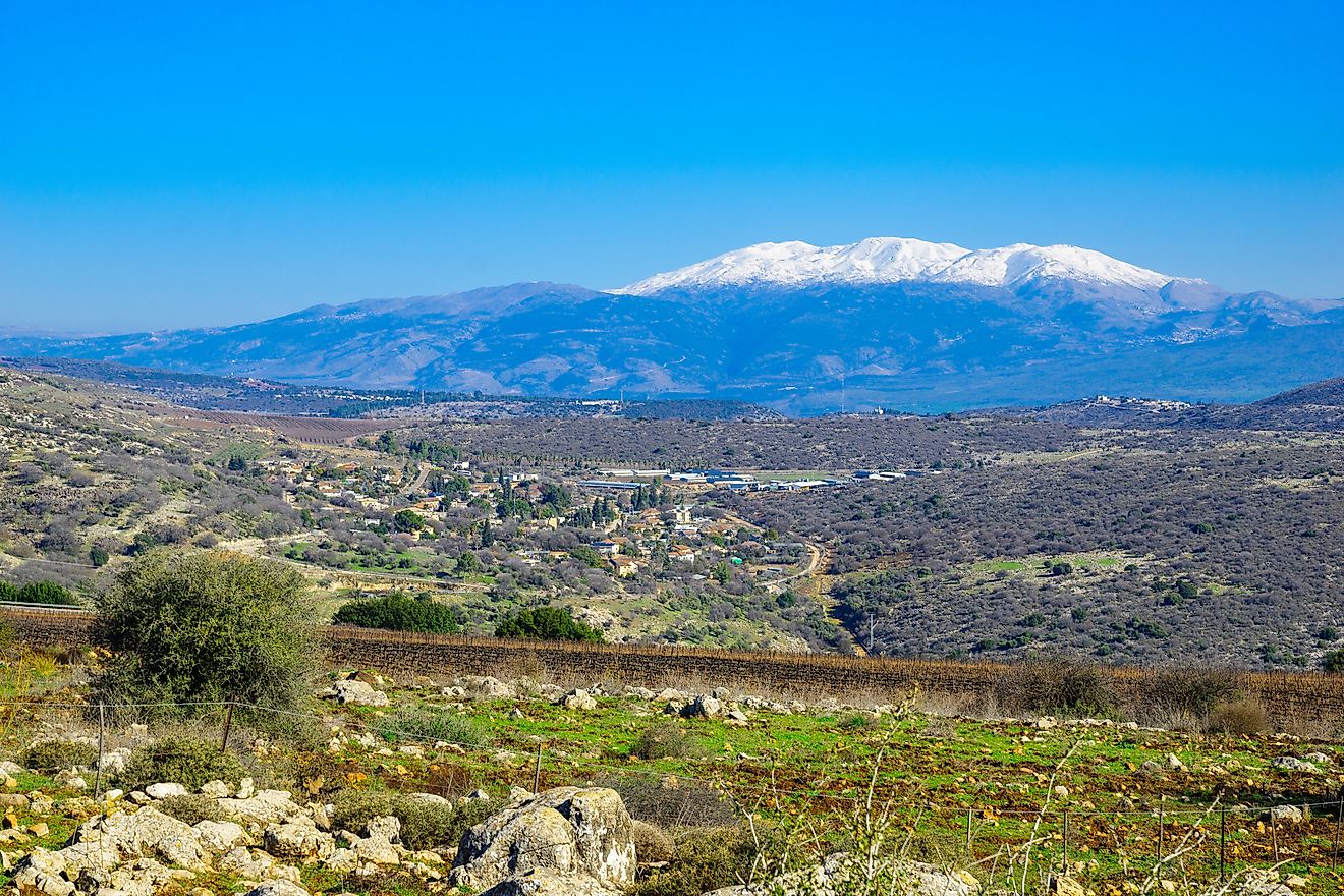 The peak of Mount Hermon is the tallest that can be found in Syria. 