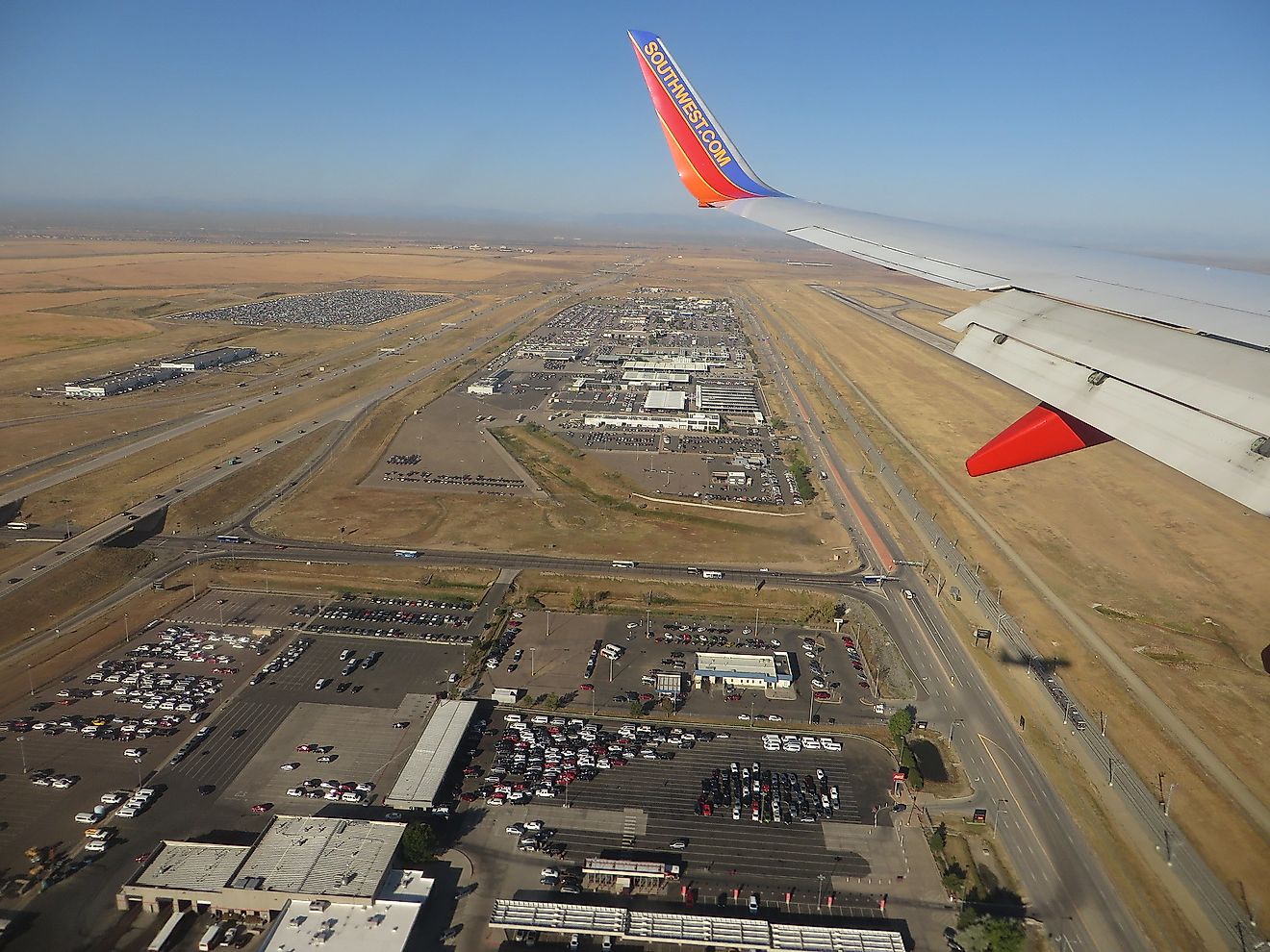 Landing at Denver International Airport, Denver, Colorado. Image credit: Ken Lund/Shutterstock.com