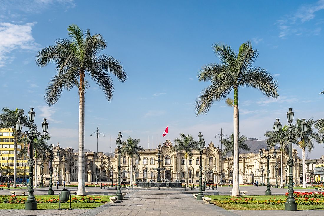 The Government Palace of Peru. 
