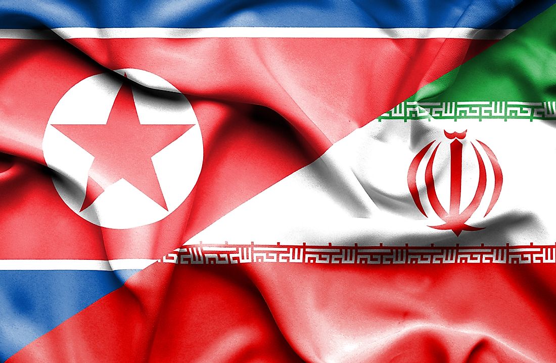 Both North Korea and Iran are considered to be "rogue states" by the United States. 