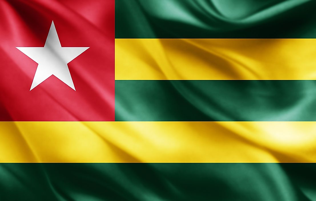 The flag of Togo.