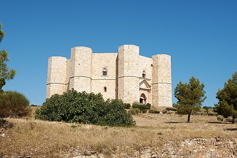 Castel del Monte near the city of Andria in the Apulia region of Italy.