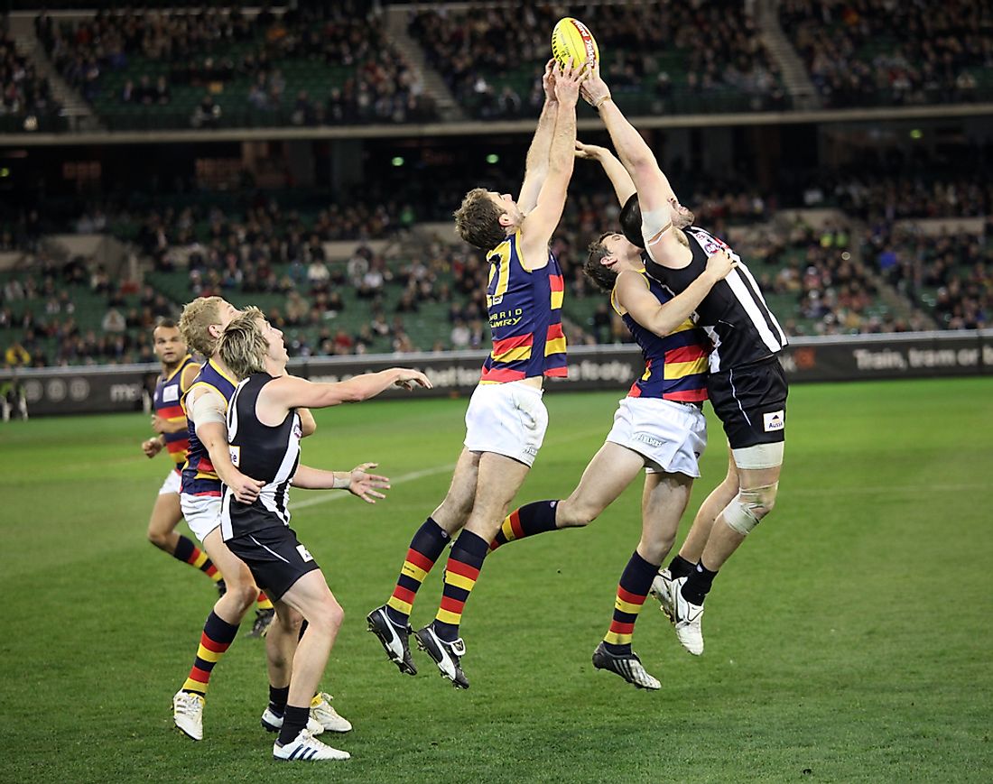 Australian Rules Football has some interesting differences from other sports.