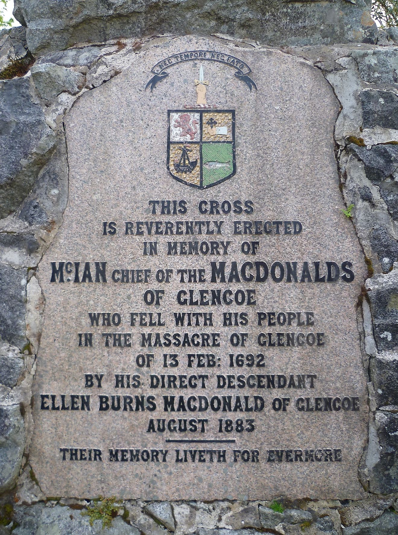 The feud started as small arguments involving cattle but culminated when the MacDonalds refused to give an oath of loyalty to the British flag in 1692. Image credit: highlandtitles.com