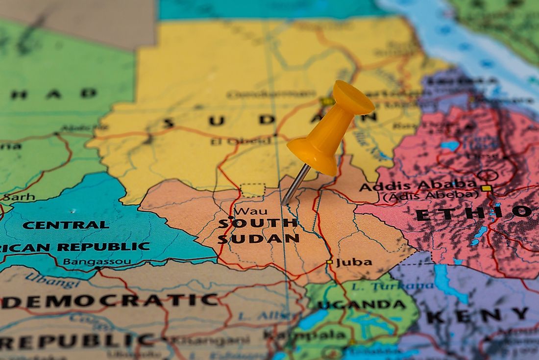 South Sudan is on the list of the world's most fragile states. 